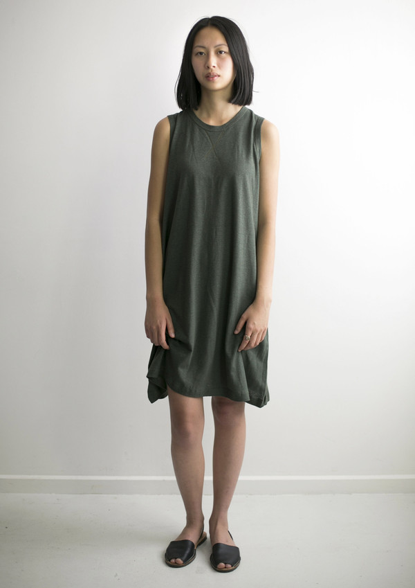 GOOD STUDIOS WOMENS HEMP JERSEY ALINE DRESS GOOD STUDIOS WOMENS HEMP JERSEY ALINE DRESS