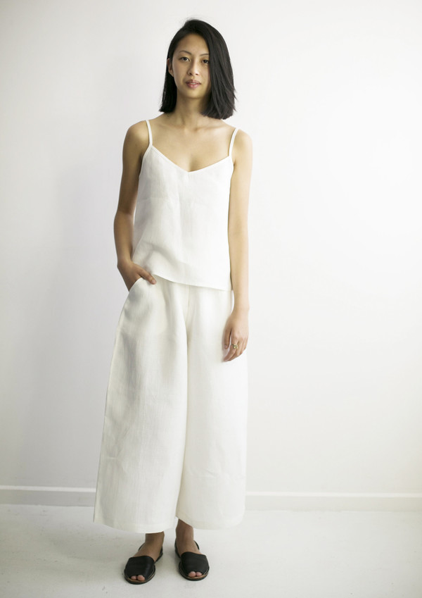 GOOD STUDIOS WOMENS HEMP LINEN SINGLET GOOD STUDIOS WOMENS HEMP LINEN SINGLET