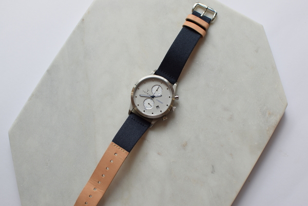 Triwa Shade Lansen Chrono Navy Canvas Classic Triwa Shade Lansen Chrono Navy Canvas Classic