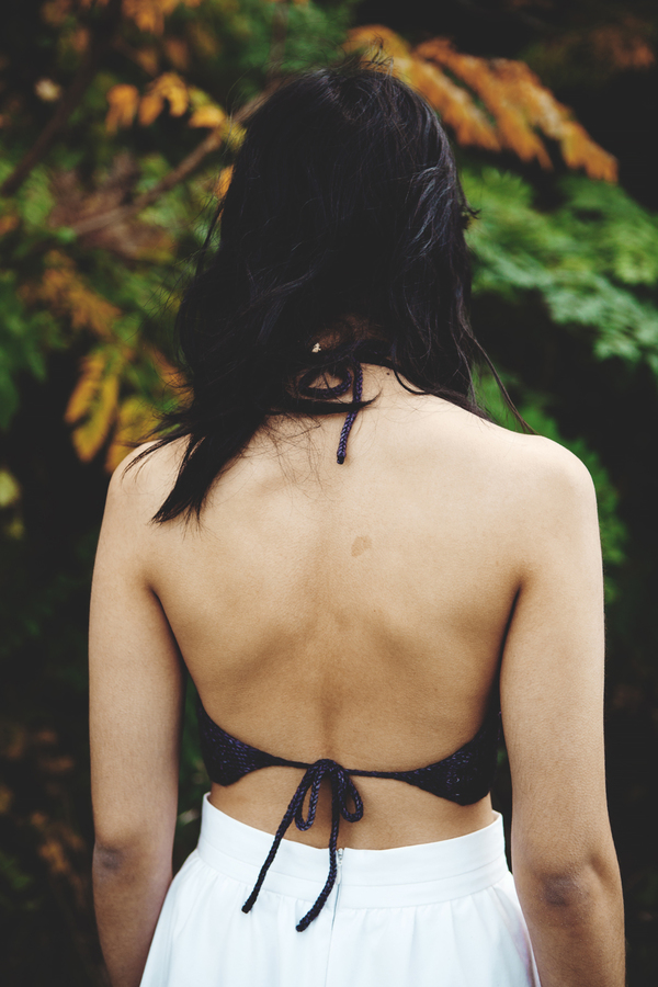 good night, day leeds hand knit halter crop top good night, day leeds hand knit halter crop top