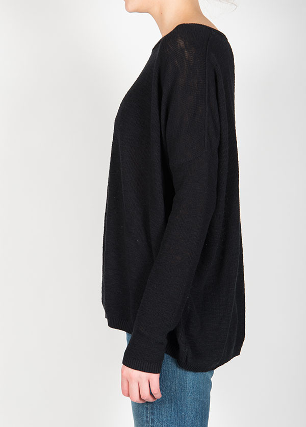 Line Knitwear - The Roundabout in Caviar Line Knitwear - The Roundabout in Caviar