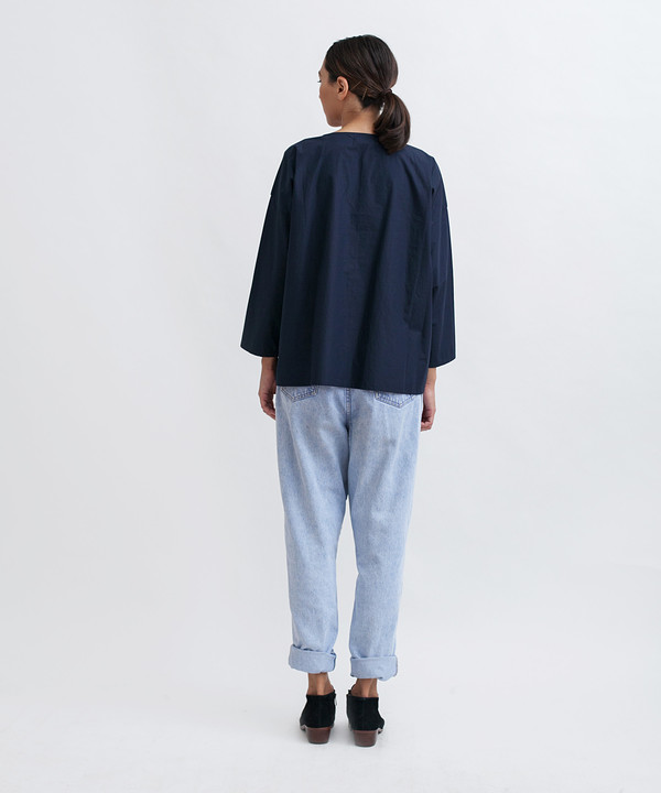 Revisited Matters Cotton Workshirt in Navy Revisited Matters Cotton Workshirt in Navy
