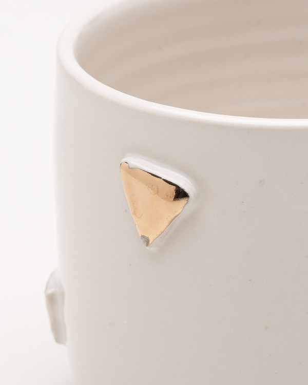 Helen Levi F&F Exclusive Triangle ceramic planter Helen Levi F&F Exclusive Triangle ceramic planter