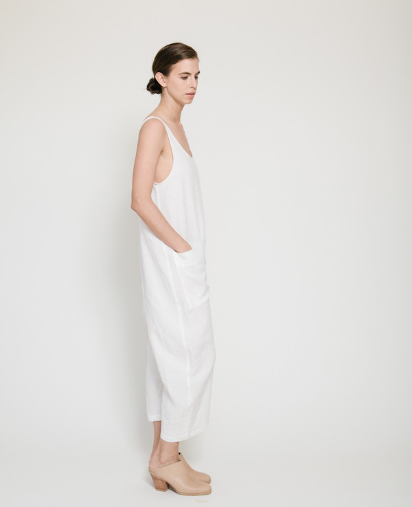 Ilana Kohn Gary Jumpsuit in white Ilana Kohn Gary Jumpsuit in white