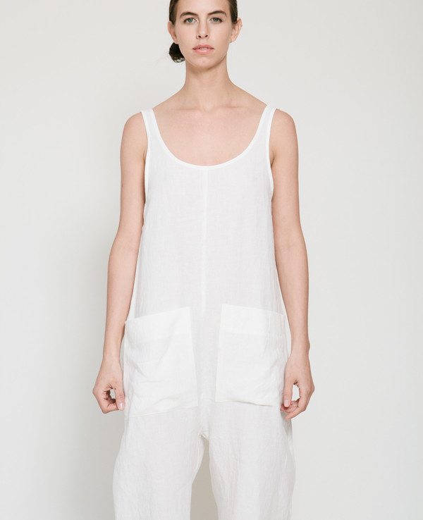Ilana Kohn Gary Jumpsuit in white Ilana Kohn Gary Jumpsuit in white