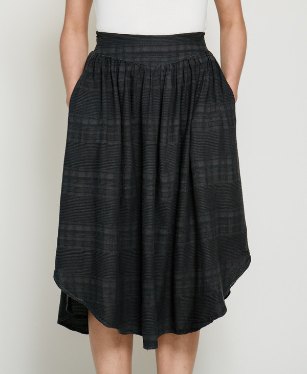 Nico Nico Joplin Textured Skirt in Liquorice Nico Nico Joplin Textured Skirt in Liquorice