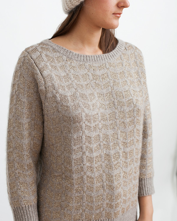 Sessun Little Diamonds Alpaca Lurex Sweater Sessun Little Diamonds Alpaca Lurex Sweater