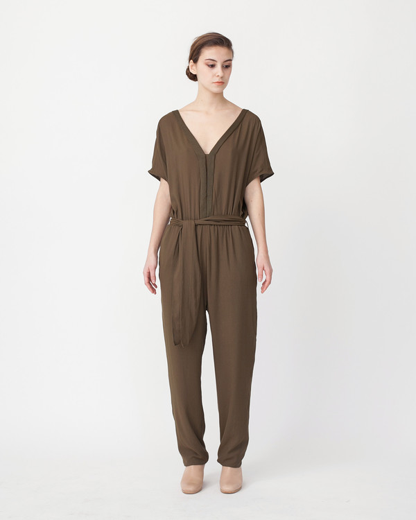 Sessun Mara Jumpsuit in Khaki Sessun Mara Jumpsuit in Khaki