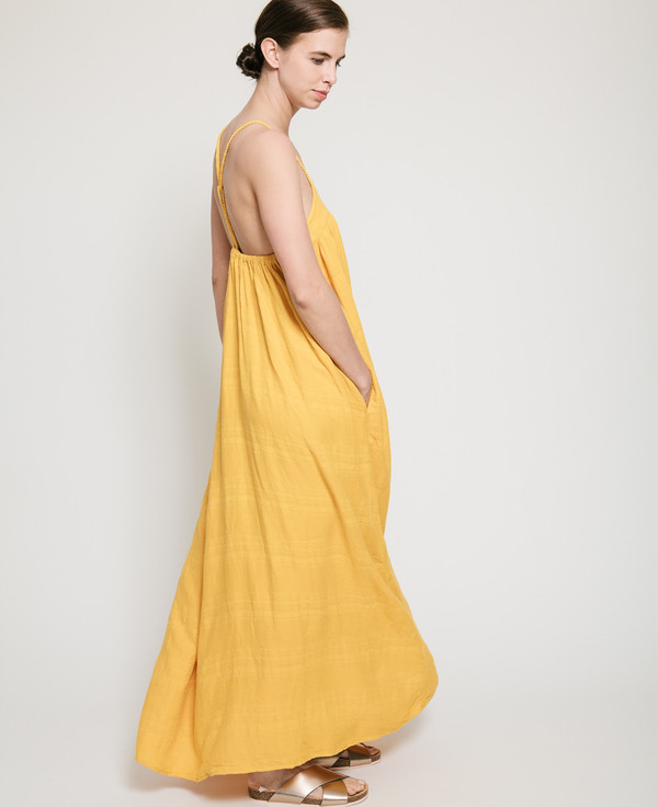 Nico Nico Mitchell Textured Dress in Mango Nico Nico Mitchell Textured Dress in Mango