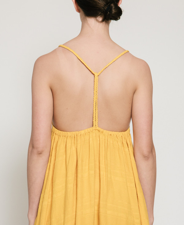 Nico Nico Mitchell Textured Dress in Mango Nico Nico Mitchell Textured Dress in Mango