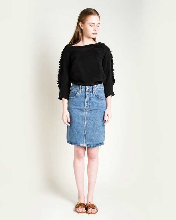 Objects Without Meaning Nia Ruffle Top Objects Without Meaning Nia Ruffle Top