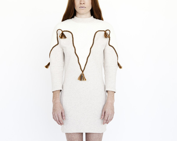 Nanushka Numa Applique Sweater Dress Nanushka Numa Applique Sweater Dress