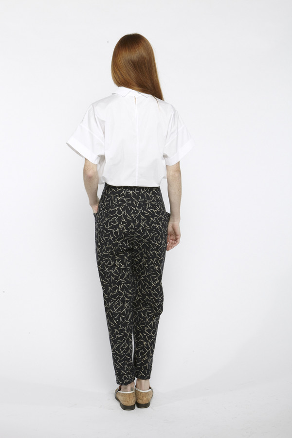 Suzanne Rae Printed Hip Pockets Pants Suzanne Rae Printed Hip Pockets Pants