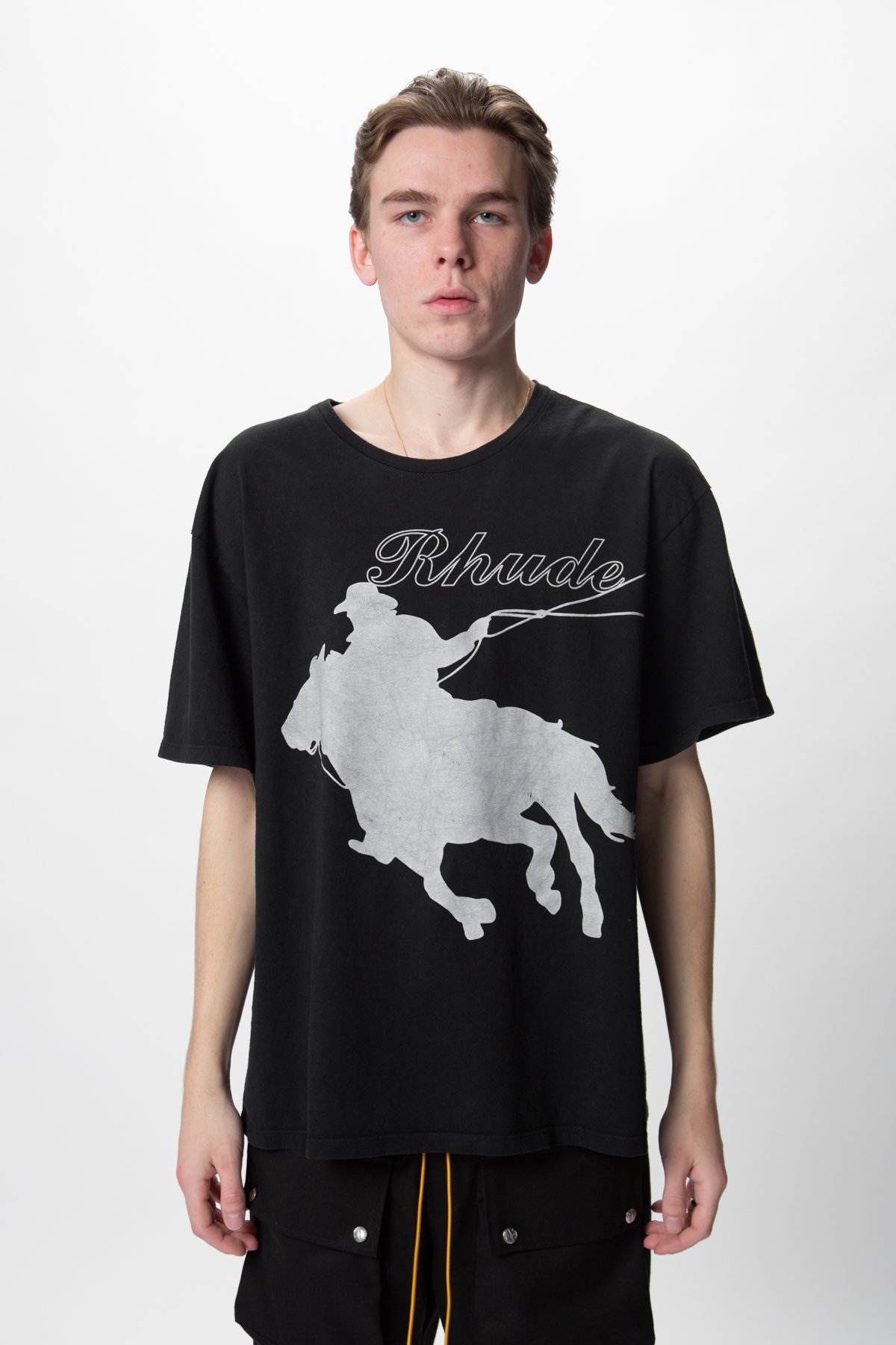 RHUDE Lasso Short Sleeve T Shirt 