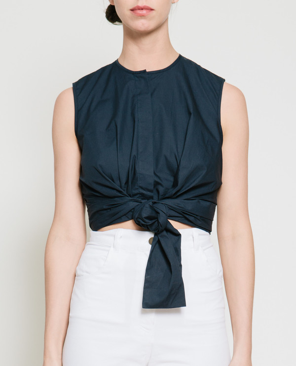 Gary Bigeni Sall Sleeveless Wrap Top Gary Bigeni Sall Sleeveless Wrap Top
