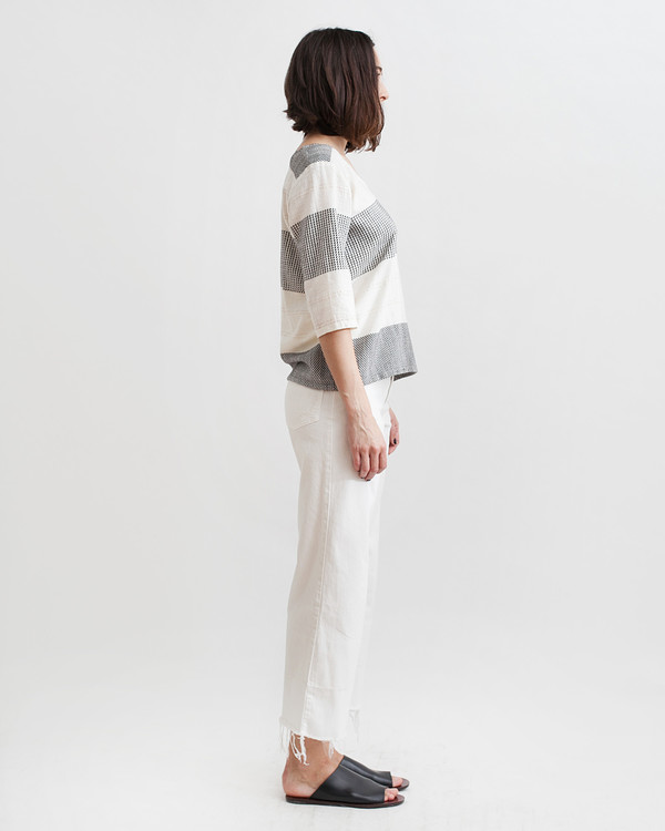 Ace & Jig Turnaround Pullover in Goddess Ace & Jig Turnaround Pullover in Goddess