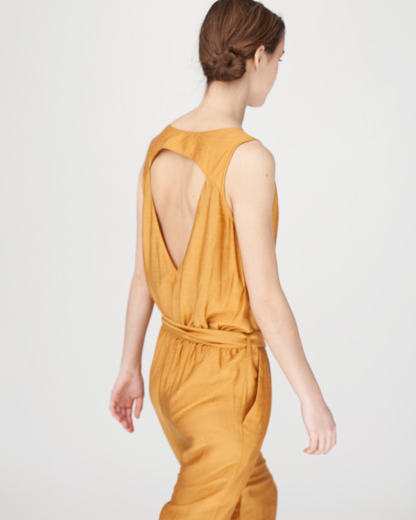 Sessun Victoire Jumpsuit in Mustard Sessun Victoire Jumpsuit in Mustard