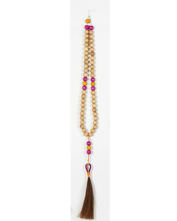 Fredericks & Mae Worry Beads in Brown, Yellow & Pink Fredericks & Mae Worry Beads in Brown, Yellow & Pink