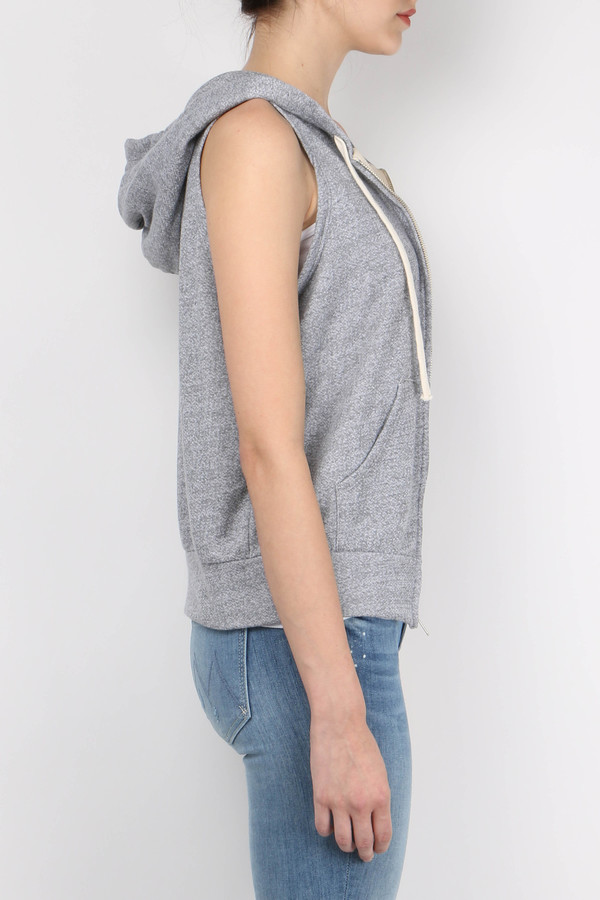 Monrow Sleeveless Hoodie Monrow Sleeveless Hoodie