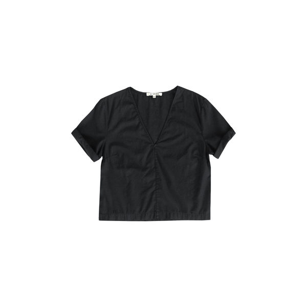 ALI GOLDEN V-NECK TOP - BLACK ALI GOLDEN V-NECK TOP - BLACK