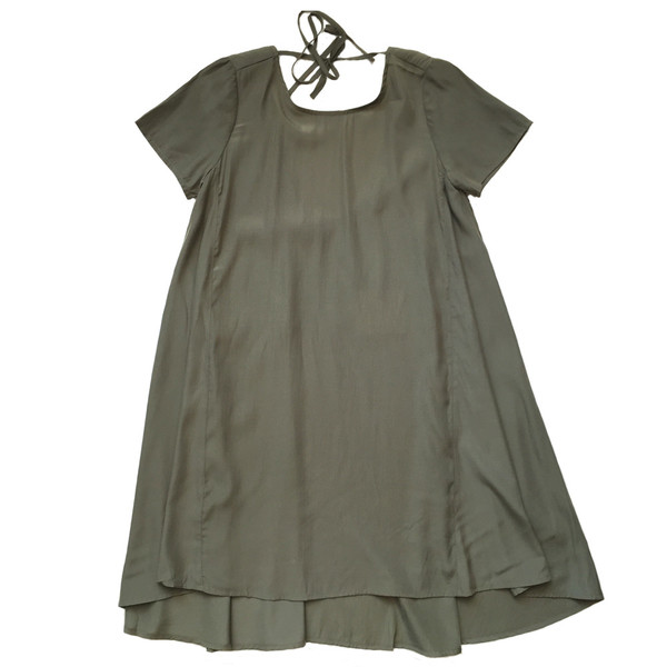 PINK STITCH - SIENNA ROBE - KHAKI PINK STITCH - SIENNA ROBE - KHAKI