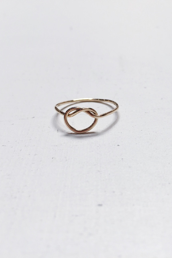 Bario Neal Knotted Rush Ring - 14k Yellow Gold Bario Neal Knotted Rush Ring - 14k Yellow Gold