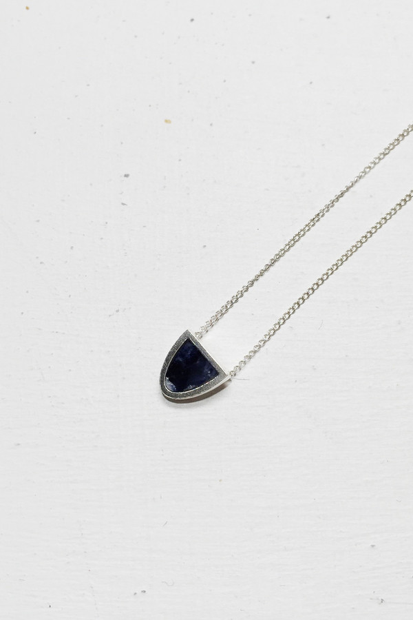 Bario Neal Sapphire Slice Pendant Bario Neal Sapphire Slice Pendant