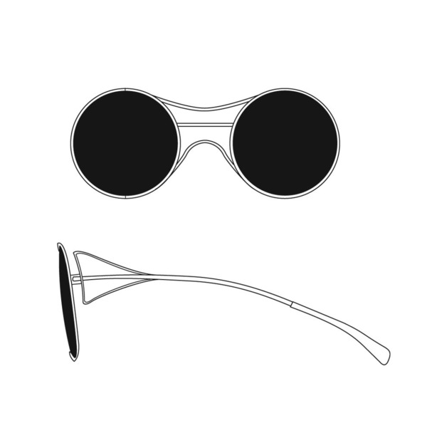 Basic Circle Wire Sunglasses Basic Circle Wire Sunglasses