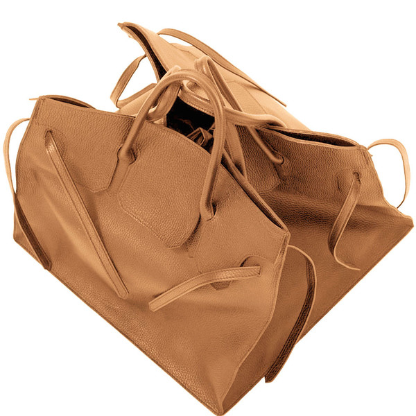 Four Sided Rectangular Bag in Caramel Four Sided Rectangular Bag in Caramel
