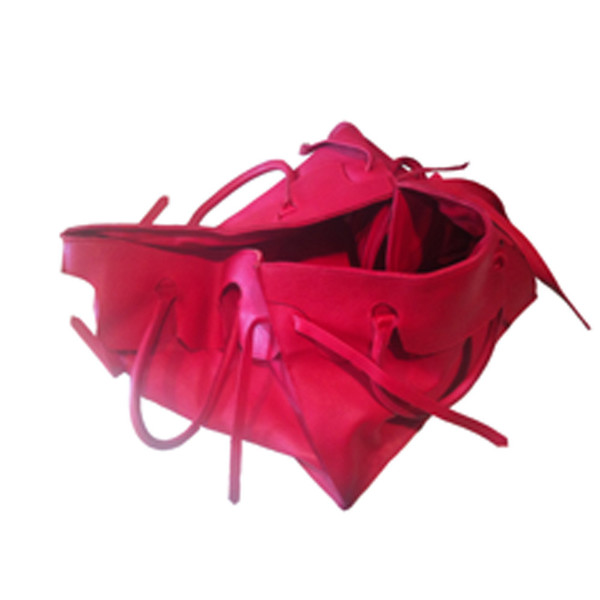 Four Sided Rectangular Bag in Red Four Sided Rectangular Bag in Red