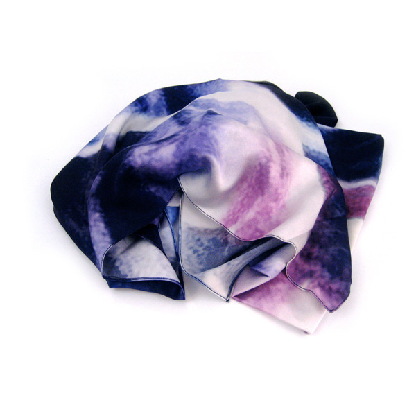 Marble Print Scarf in Amethyst Marble Print Scarf in Amethyst