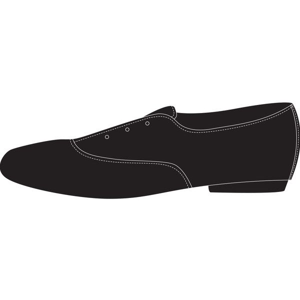 Oxford in Embossed Leather Black Oxford in Embossed Leather Black