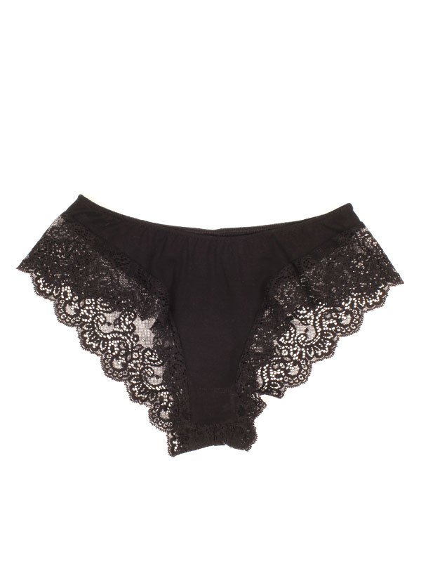 Only Hearts - So Fine Hipster with Lace in Black Only Hearts - So Fine Hipster with Lace in Black