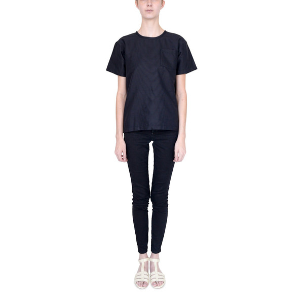 Slow and Steady Wins the Race White T-Shirt in Black Moire Slow and Steady Wins the Race White T-Shirt in Black Moire