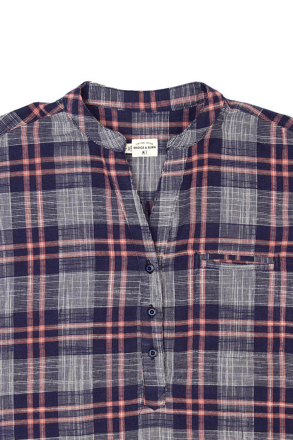 Bridge & Burn Newell Navy Plaid Bridge & Burn Newell Navy Plaid