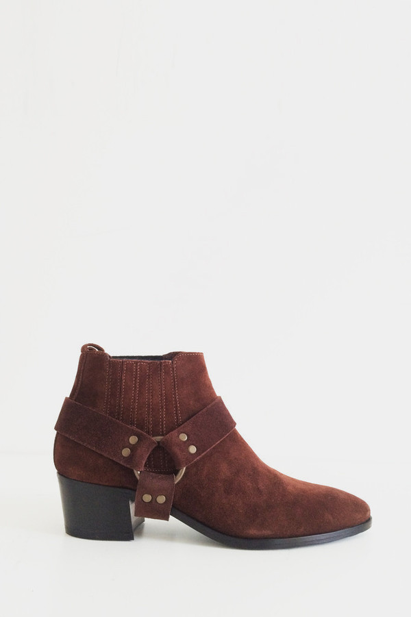 Assembly New York Brown Suede Harness Boot Assembly New York Brown Suede Harness Boot