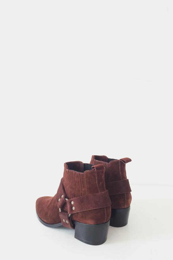 Assembly New York Brown Suede Harness Boot Assembly New York Brown Suede Harness Boot
