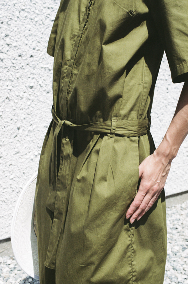 Kowtow Pen to Paper Jumpsuit - olive Kowtow Pen to Paper Jumpsuit - olive