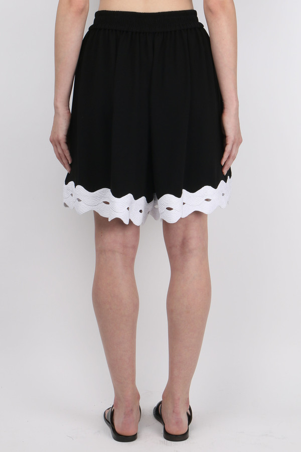 Jonathan Simkhai Scallop Crepe Short Jonathan Simkhai Scallop Crepe Short