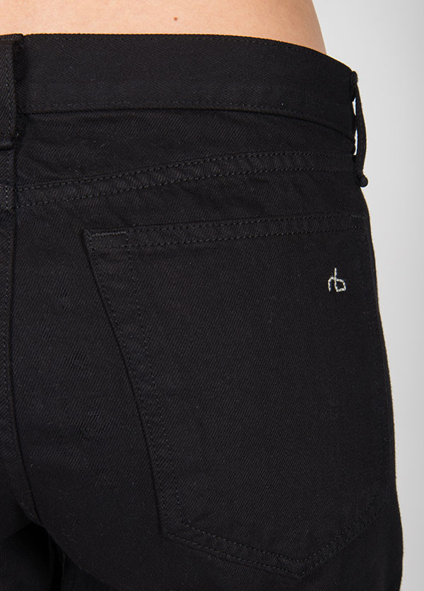 Rag & Bone - Boyfriend Short in Aged Black Rag & Bone - Boyfriend Short in Aged Black