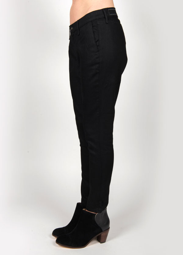 Rag & Bone - Dash Trouser in Black Resin Rag & Bone - Dash Trouser in Black Resin