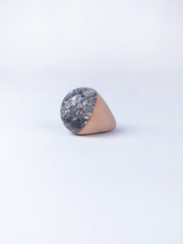 Paige Martin Woods Granite Ball Ring Paige Martin Woods Granite Ball Ring