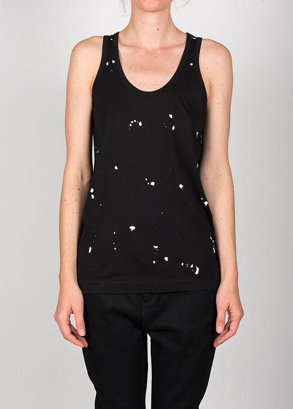 Rag & Bone - Splatter Tank in Black Rag & Bone - Splatter Tank in Black