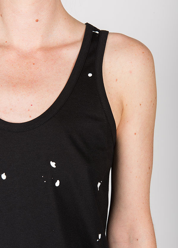 Rag & Bone - Splatter Tank in Black Rag & Bone - Splatter Tank in Black
