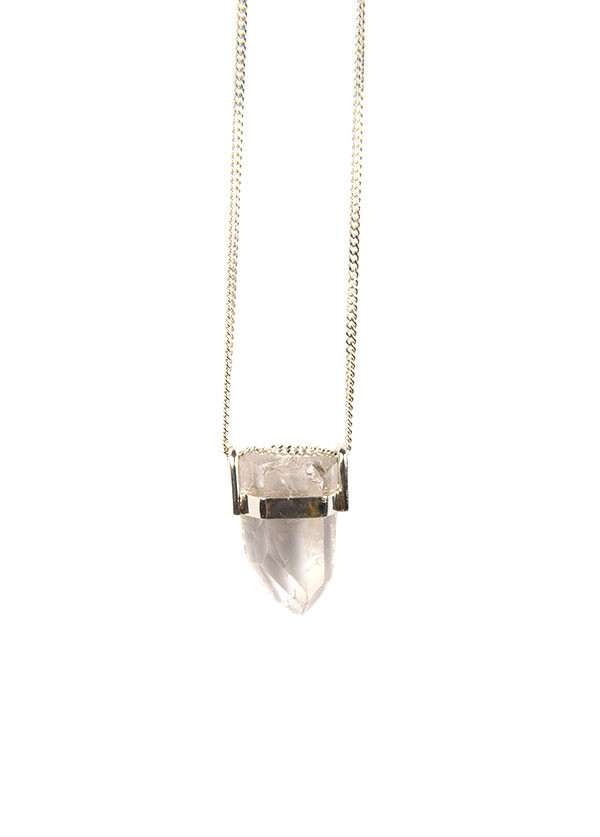 Reason & Madness Jewelry - Clear Quartz Necklace Reason & Madness Jewelry - Clear Quartz Necklace