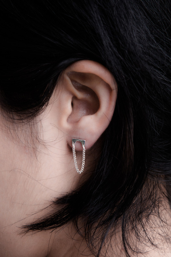 Open House Silver Tunnel Earrings Open House Silver Tunnel Earrings