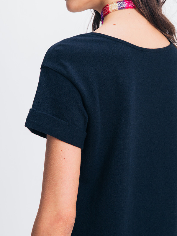 ALI GOLDEN ROLL SLEEVE T-SHIRT DRESS ALI GOLDEN ROLL SLEEVE T-SHIRT DRESS
