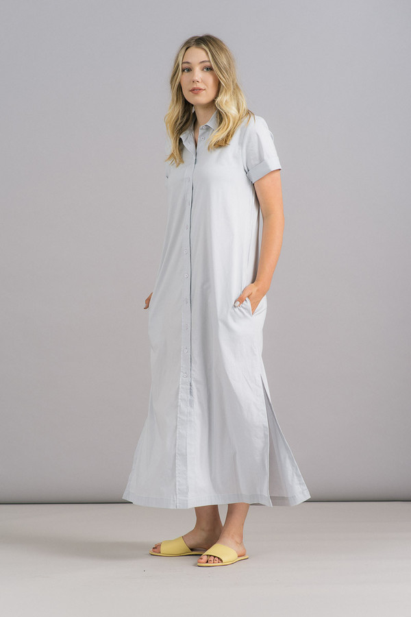 Ganni Misaki Cotton Long Shirtdress Ganni Misaki Cotton Long Shirtdress