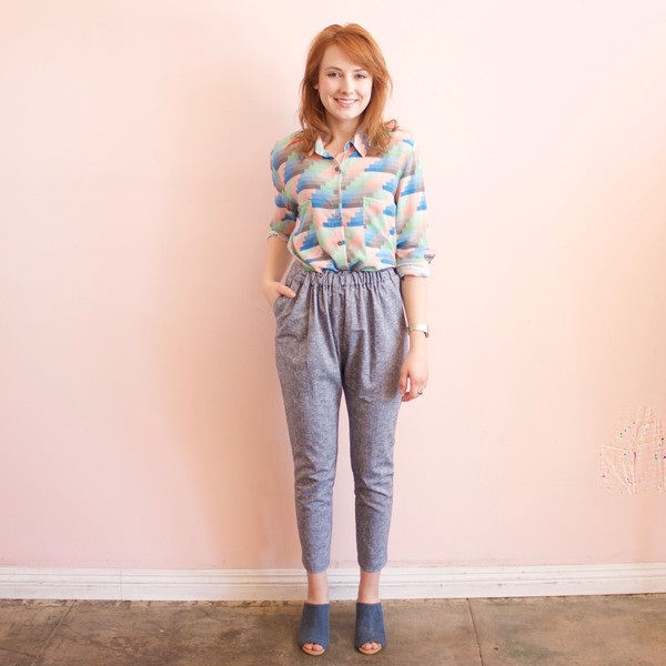 Dusen Dusen collared buttondown - gradient stripe Dusen Dusen collared buttondown - gradient stripe