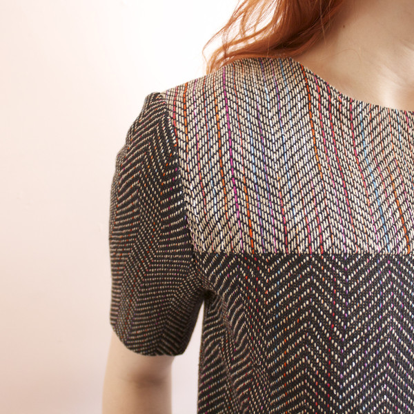 Carrie Parry Contrast Yoke Top Carrie Parry Contrast Yoke Top